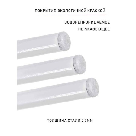 Stella on the washing machine Supra CS-B6801, 156x68x26 cm, white color-2