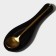 Glass stand under a spoon of Black, 23.5 × 8.3 cm, black color