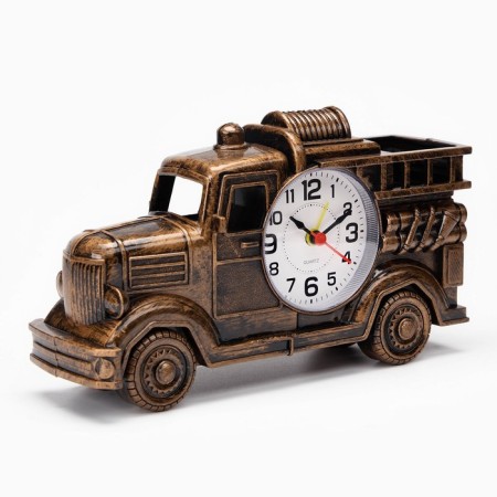 Clock - alarm clock "Truck", discrete move, dial d -5 cm, 11 x 20 cm, aa-1