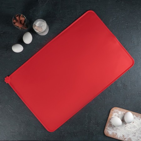 Silicone rug "Haw", 55.1 × 35.5 cm, color mix-1