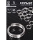 The connective ring is double, insoluble 0.6 cm (set 50 g, ± 510 pcs.) SM-1025, silver color
