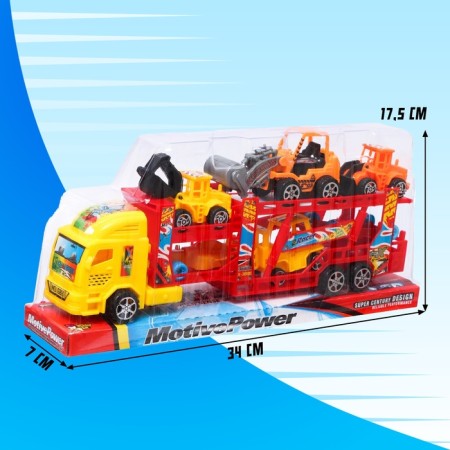 Truck inertial "Avtovos", with 6 machines, MIX color-9