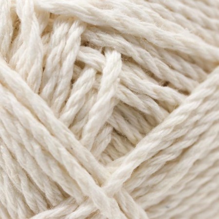 Yarn "soft cotton" 70% cotton, 30% nylon 220m/100g (205 white)
