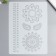 Stencil plastic "Patterns and ornaments" 29.7x21 cm