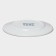 Pile plate “velvet rose”, d = 15 cm, glass ceramic, white color