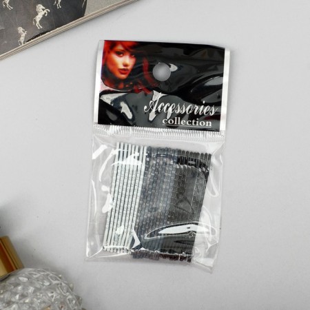 Invisible hair "Classic" (set 24 pcs) 5 cm, mix