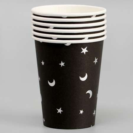 Paper glasses "Night Sky", 6 pcs.-1