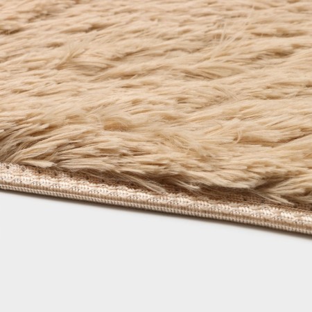 Bath and toilet rug “fluffy”, 40 × 60 cm, beige color-3