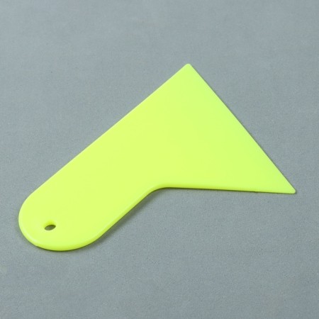 Film spatula 12 × 9.5 cm, yellow-1