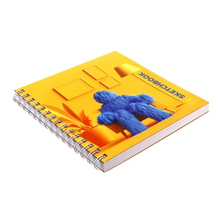 Sketchbook 195 x 195 mm, 80 sheets on the crest "Style", hard cover, block 100 g/m²-1