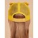 Chipling cap, size 48-50, yellow color