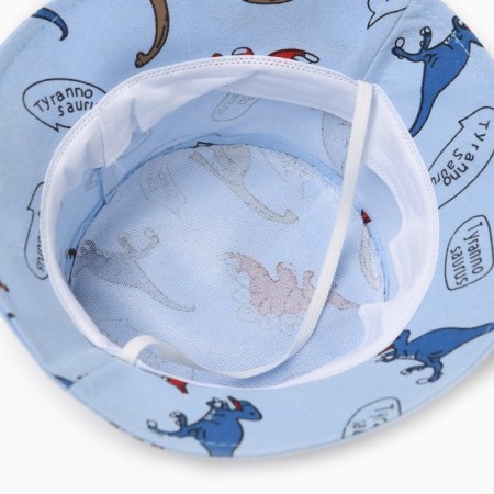 Panama Children's Minaku "Dinosaurs", Blue color, rr 49-50-3