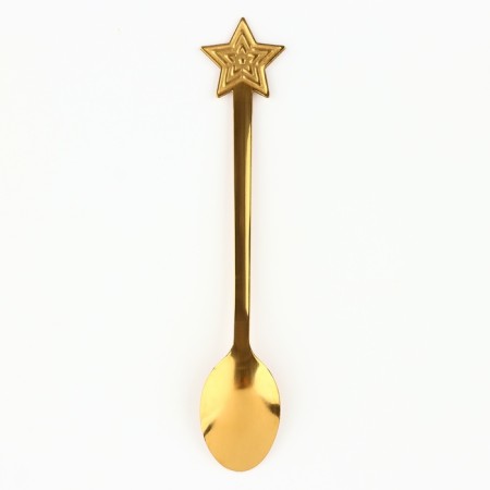 A spoon with a molding pen "Let it warm every day with a warmth", 13 x 2.5 cm-3