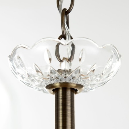 Chandelier A3804/6 ab+bk bronze/black/crystal 6x40W E14 67x56x87cm-8