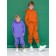 Children's trousers, height 158 ​​cm, orange color