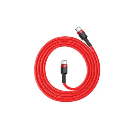 Baseus cable, type-C-type-C, 3A, 1 m, red-3