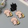 Decor for the creativity of the felt shine "Cat Unicorn" 5x4 cm