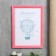 Photo frame plastic L-5 21x30 cm Pink mix (plastic screen)