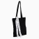 Shoper with ribbon I love you, 35x0.5x40 cm, black color