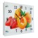 Carty clock is wall-mounted, interior "apricots and strawberries", silent, 25 x 35 cm