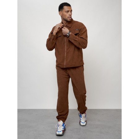Sports suit men's, size 52, brown color-9