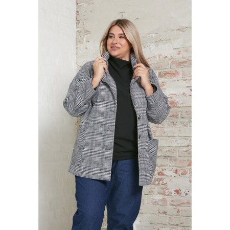 Female jacket, size 54, black color-2