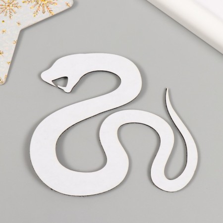 Adhesive -based decor "snake" foam glitter 8x9 cm black-2