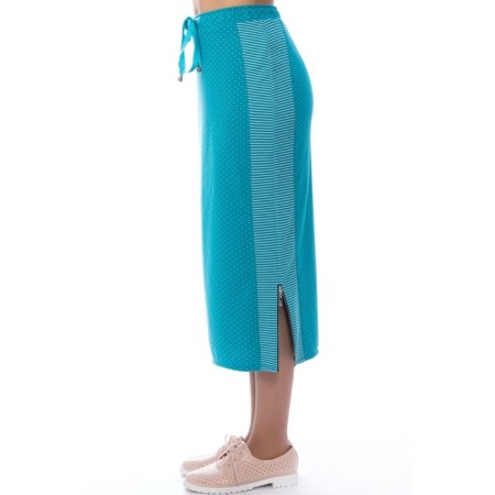 Women's skirt, size 44, blue color-3