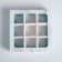 Box for sweets, confectionery packaging, 9 cells, only for you 14.5 x 14.5 x 3.5 cm