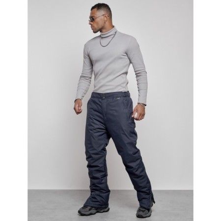 Semi-combinezone ski insulated male winter, size 48, dark blue color-18