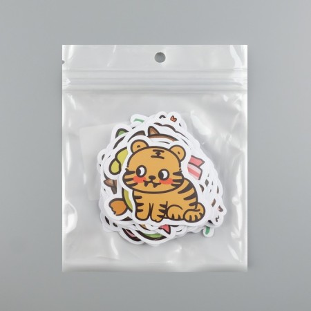 Stickers Plastic "Beast" set 60 pcs 10x12 cm-3