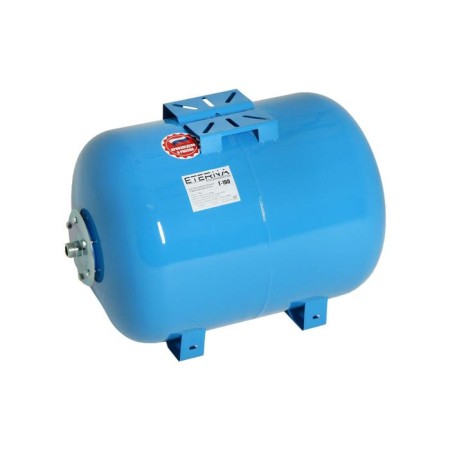 Eterna G-100 hydraulic accumulator, for water supply systems, horizontal, 100 l, steel.