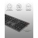 Keyboard A4Tech FSTYLER FBX50C Gray USB wireless BT/Radio Slim Multimedia (FBX50C GRE 10045