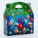 New Year. Gift box New Year's Baul "New Year's toys" 22 x 9 x 22 cm.