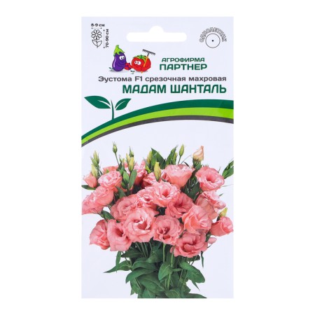 Eustoma flower seeds Slezing terry "Madame Channel F1" Apricot, 5 pcs