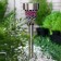Garden lamp on the sunny battery "Violet stained glass", 7 × 38.5 × 7 cm, 1 LED, glow white
