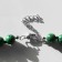 Beads ball No. 10 "Malachite", 55 cm