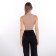 Top female, beige color, size 44 (m)