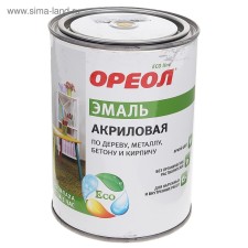 Enamel halo acrylic yellow glossy 0.9 kg