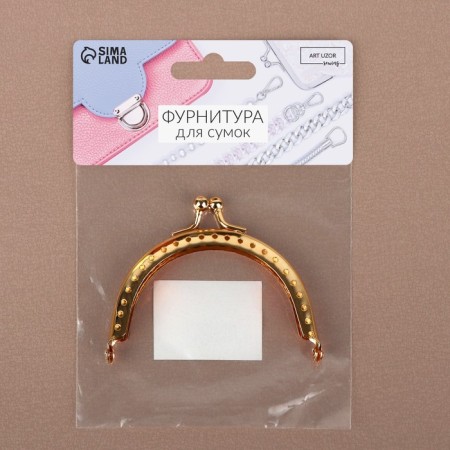 Farmoire sewing "semicircle", 8 cm, gold color-2