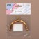 Farmoire sewing "semicircle", 8 cm, gold color