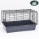 A cell for rabbits, guinea pigs "Pigger" No. 4 folding, 80 x 50 x 47 cm, light gray