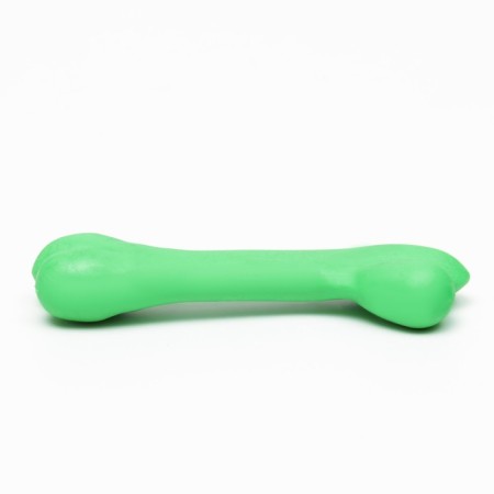 Chewing toy "Classic bone", TPR, 12.3 cm, green-1