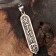 Slavic amulet "Men's runogram MMA", 8 g, 50x10 mm