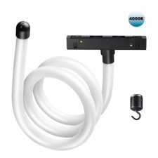 Трековый светильник «Гибкий неон» для низковольтного шинопровода FLUM Novotech. Ramo, 14Вт, Led, 16х1000х16 мм, цвет чёрный