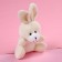 Soft toy "You are like the first date", Bunny, Mix color