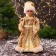 Snow Maiden "In a fur coat with a scattering shine" moves, 40 cm, gold