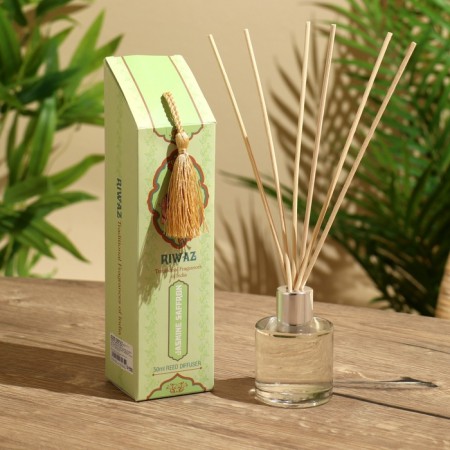 Diffusor "Riwaz" 50 ml (+ 6 sticks), Jasmin & Saffron