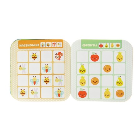 Kids "Logic with stickers. Sudoku "-2