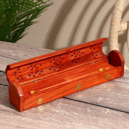 Box for incense "Ganesha" tree Kikar 30 cm-2